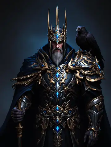 Dark Lord portrait, MUNEWERA artwork