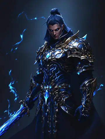 Magic Gladiator portrait, MUNEWERA artwork